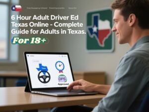 6 hour adult driver ed Texas online course