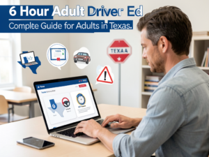 6 hour adult driver ed Texas online course