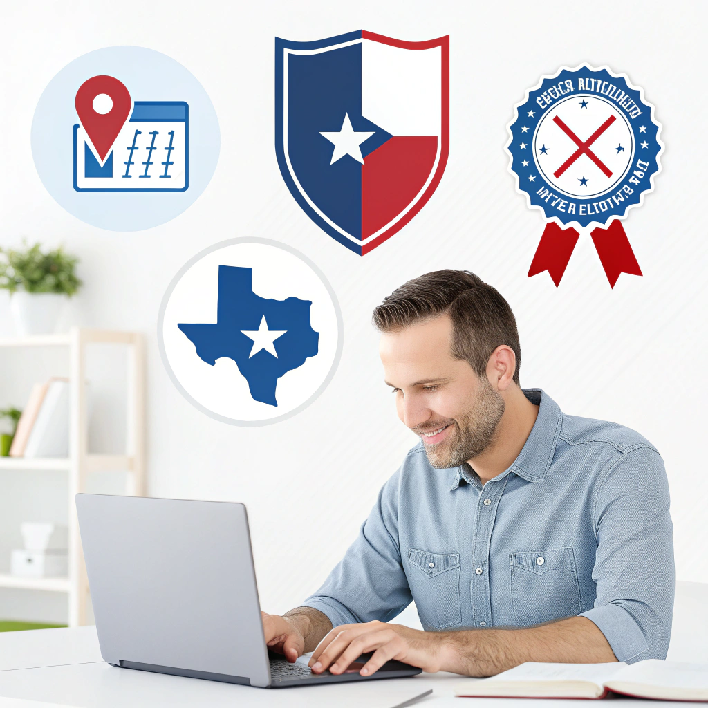 • Texas DPS approved 6 hour adult driver ed